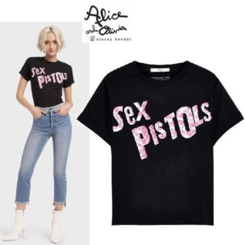 ALICE AND OLIVIA Sex Pistols Tshirt